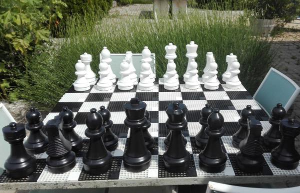 table of giant chess